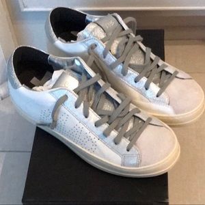 p448 leopard dot high top sneaker